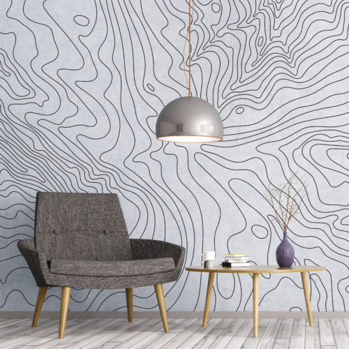 Ariel Contour wall art