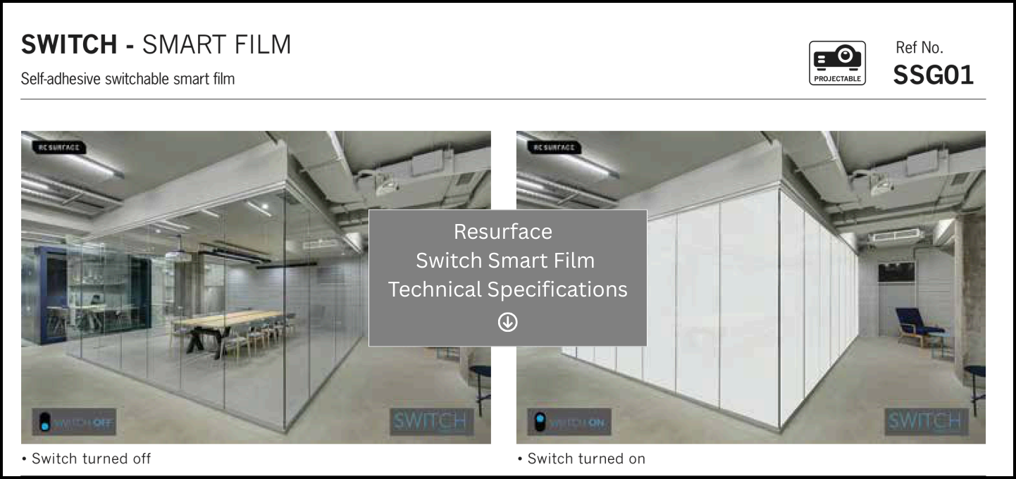 Resurface Smart Film Technical Specification Thumbnail
